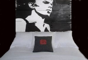 David Bowie- Cycled Pallet Wood Art - Head Board