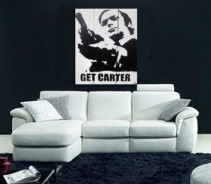 Michael Caine- Get Carter Cycled Pallet Wood Wall Art